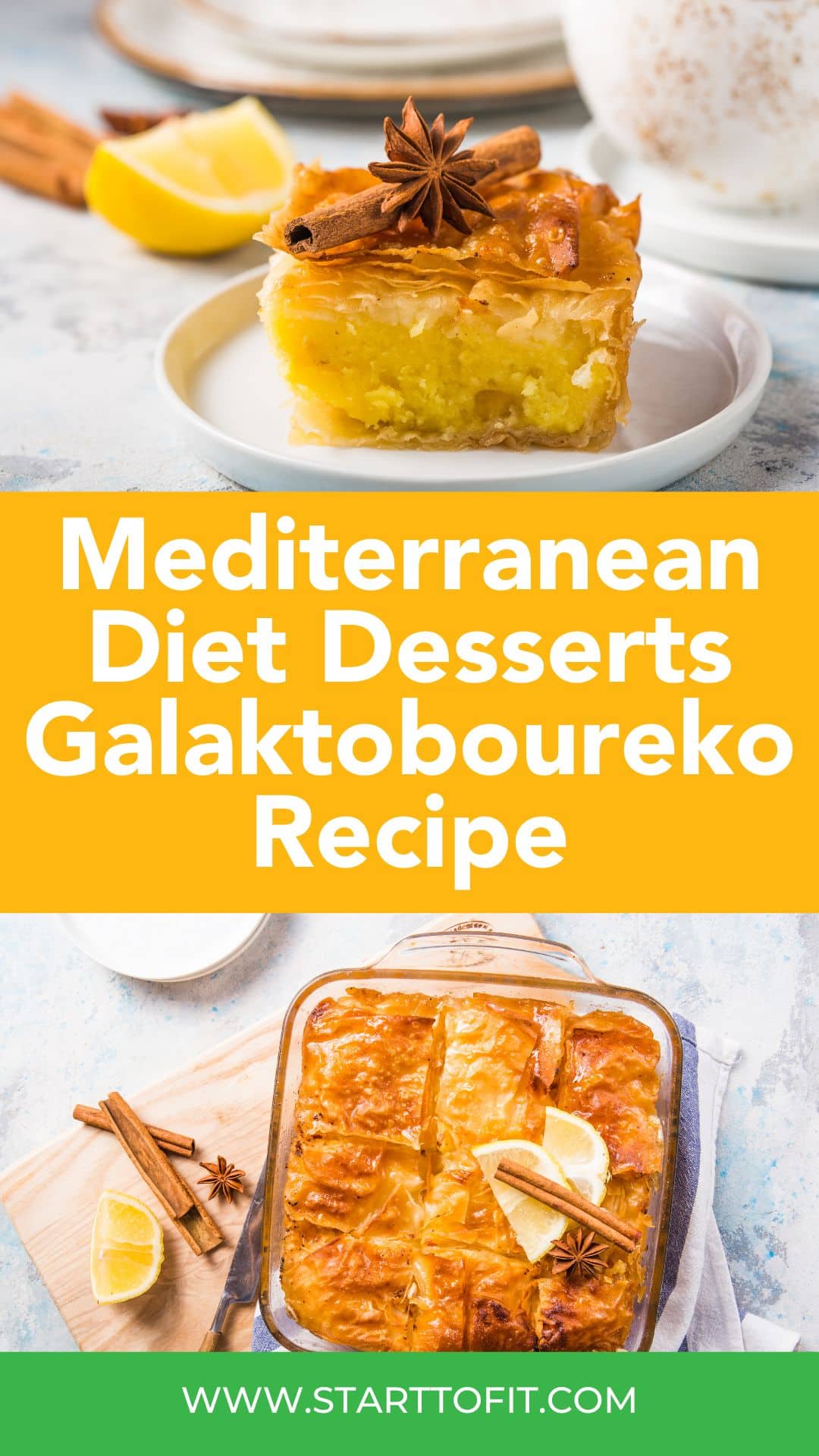 Mediterranean Diet Desserts Galaktoboureko Recipe