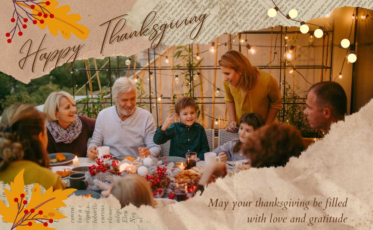 Happy Thanksgiving Day wishes card